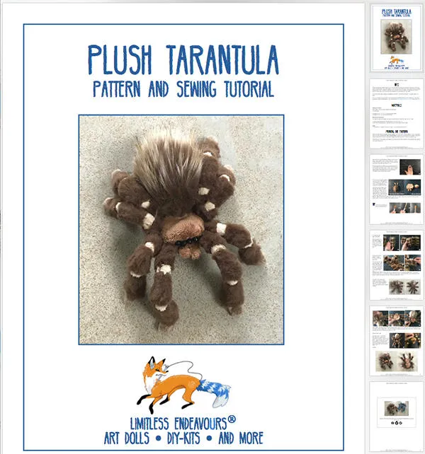 17942 stuffed tarantula